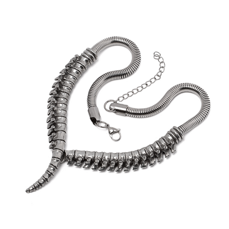 Collier Gothic de Alchemy Gothic - Thoracic Collar - pour Femme - couleur argent - Alchemy Gothic - View 2