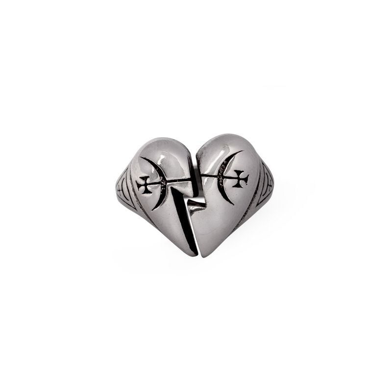 Bague Gothic de Alchemy Gothic - Broken Promise - pour Unisexe - couleur argent - Alchemy Gothic
