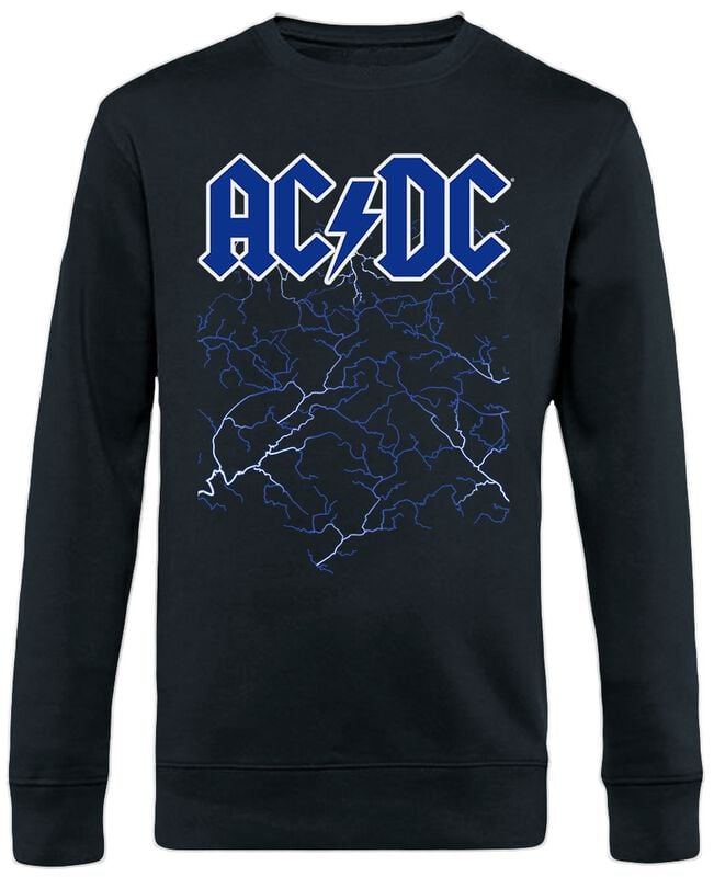 Sweat-shirt  de AC/DC - Lightning - S à 5XL - pour Homme - noir - AC/DC