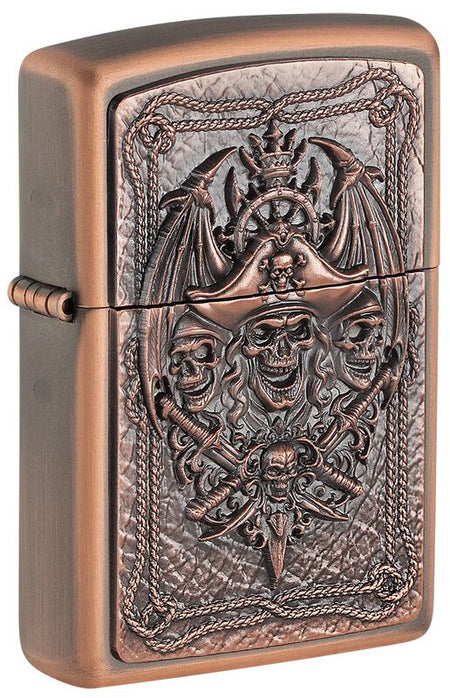 Briquet  de ZIPPO - Crâne Pirate - Édition Limitée - pour Indifférent - standard - ZIPPO
