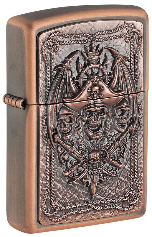 Briquet  de ZIPPO - Crâne Pirate - Édition Limitée - pour Indifférent - standard - ZIPPO