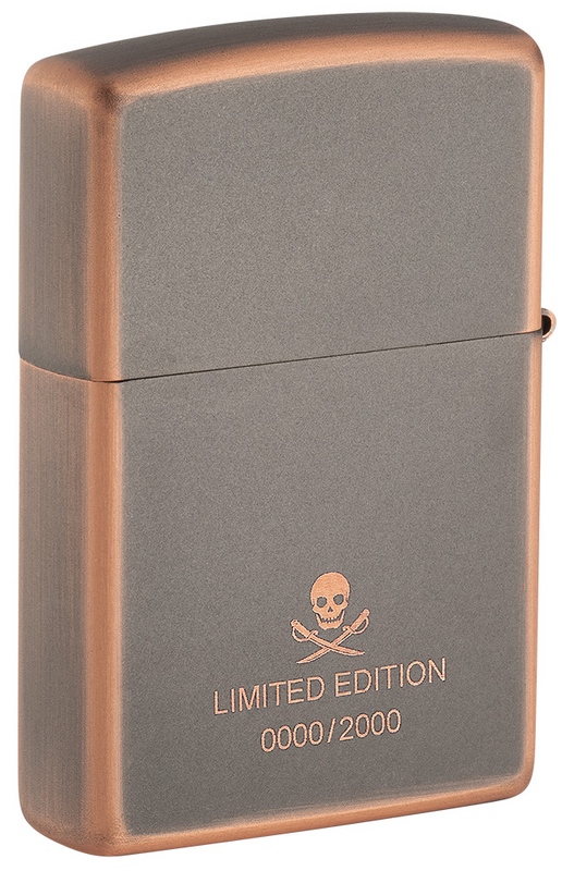 Briquet  de ZIPPO - Crâne Pirate - Édition Limitée - pour Indifférent - standard - ZIPPO - View 2