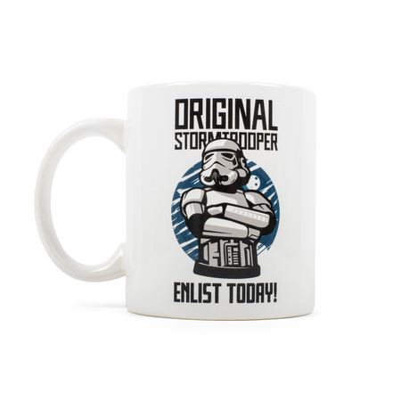 Mug  de Original Stormtrooper - Retro Tasse Enlist Today - pour Indifférent - blanc - Original Stormtrooper - View 2