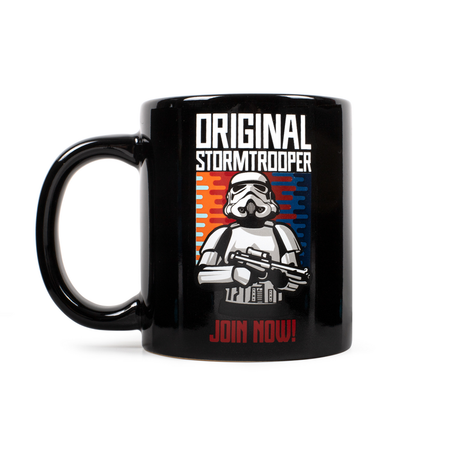 Mug  de Original Stormtrooper - Retro Tasse Join Now - pour Indifférent - noir - Original Stormtrooper - View 2