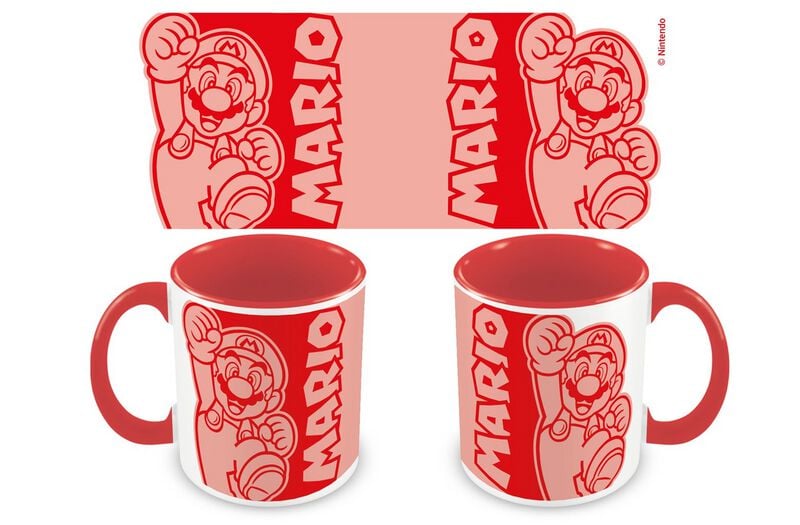 Mug Gaming de Super Mario - Mario - Red coloured inner Mug - pour Indifférent - Standard - Super Mario