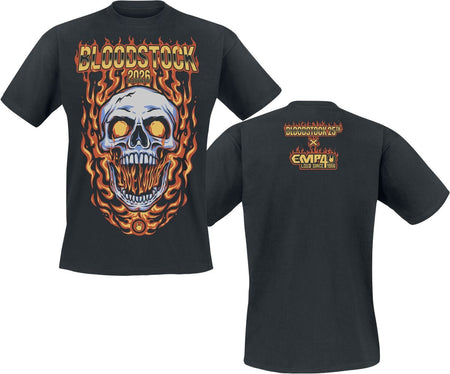 T-Shirt Manches courtes  de Bloodstock Open Air - Bloodstock x EMP 2026 - S à 4XL - pour Homme - noir - Bloodstock Open Air