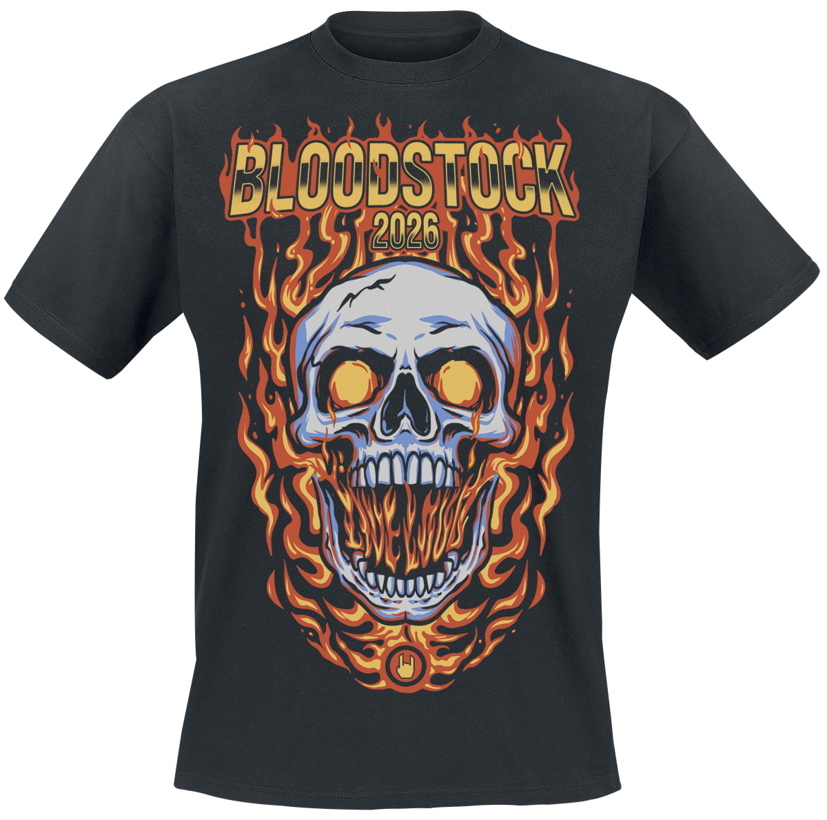 T-Shirt Manches courtes  de Bloodstock Open Air - Bloodstock x EMP 2026 - S à 4XL - pour Homme - noir - Bloodstock Open Air - View 2