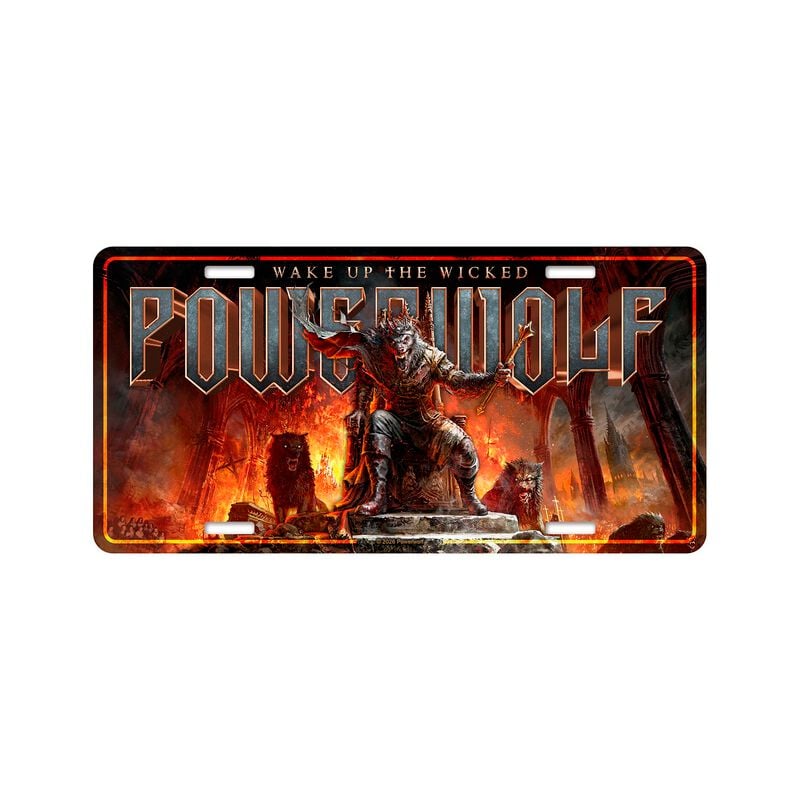 Plaque en métal  de Powerwolf - Wake Up The Wicked - pour Indifférent - Standard - Powerwolf