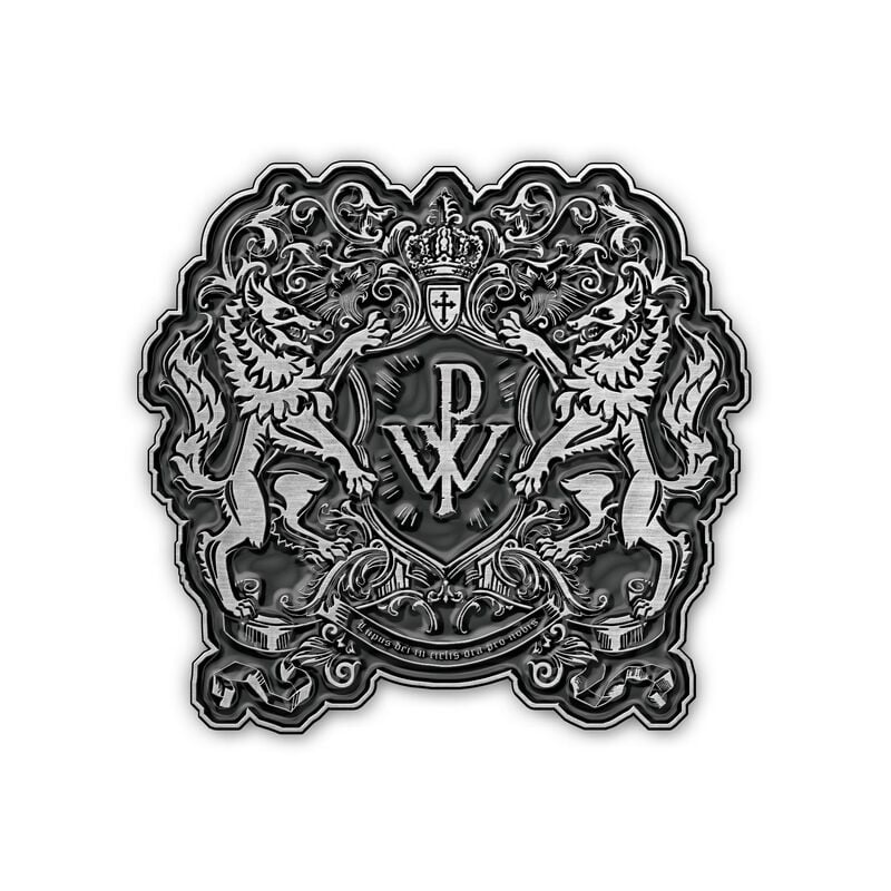 Pin's  de Powerwolf - Crest - pour Indifférent - couleur argent - Powerwolf