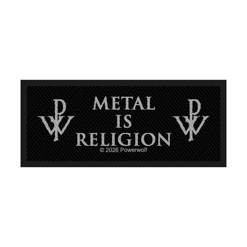 Patch  de Powerwolf - Metal Is Religion - pour Indifférent - noir - Powerwolf