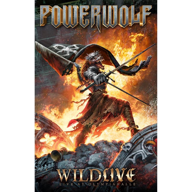 Drapeau  de Powerwolf - Wildlive - pour Indifférent - multicolore - Powerwolf
