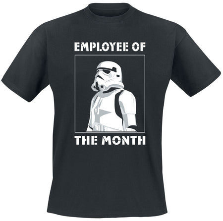 T-Shirt Manches courtes  de Star Wars - Employee Of The Month - S à XXL - pour Homme - noir - Star Wars