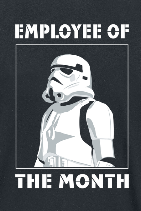 T-Shirt Manches courtes  de Star Wars - Employee Of The Month - S à XXL - pour Homme - noir - Star Wars - View 2