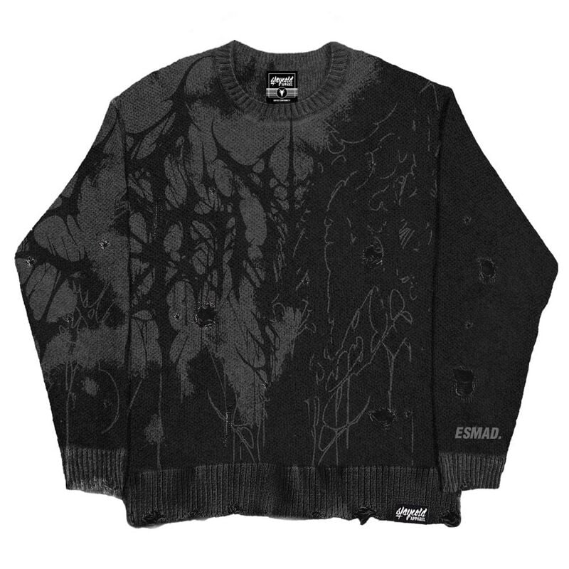 Sweat-shirt  de Stay Cold Apparel - Daggerwave (black) - Knit Sweater (600GSM) - S à XXL - pour Homme - noir - Stay Cold Apparel