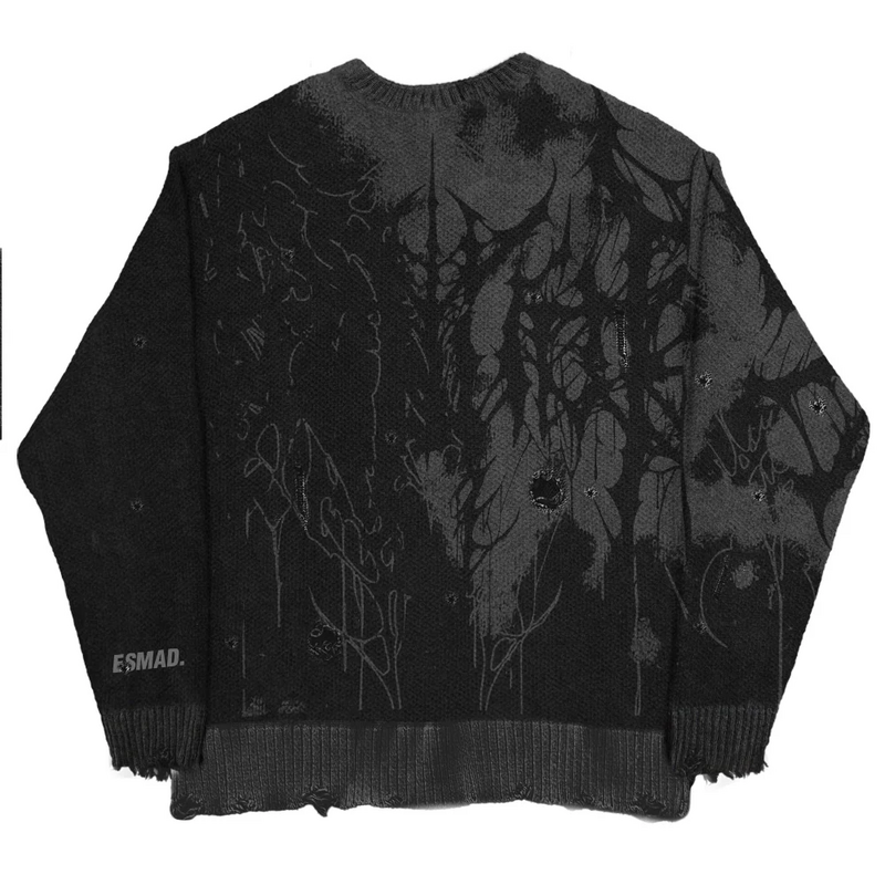 Sweat-shirt  de Stay Cold Apparel - Daggerwave (black) - Knit Sweater (600GSM) - S à XXL - pour Homme - noir - Stay Cold Apparel - View 2