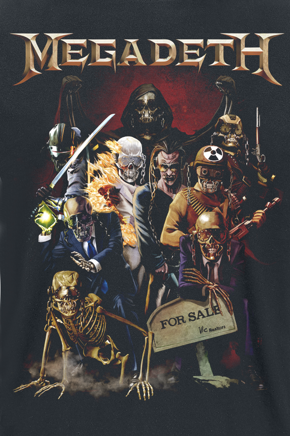 T-Shirt Manches courtes  de Megadeth - Vic Eras - S à 5XL - pour Homme - noir - Megadeth - View 2
