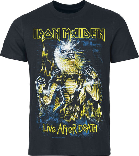 T-Shirt Manches courtes  de Iron Maiden - Live After Death - S à 5XL - pour Homme - noir - Iron Maiden
