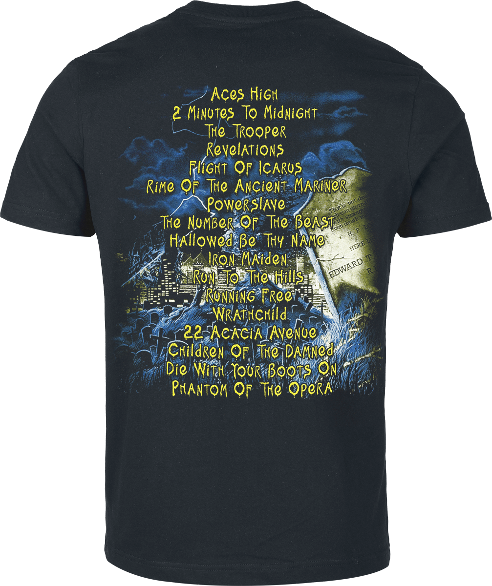 T-Shirt Manches courtes  de Iron Maiden - Live After Death - S à 5XL - pour Homme - noir - Iron Maiden - View 2
