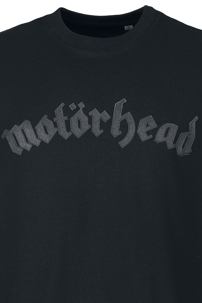 T-Shirt Manches courtes  de Motörhead - Black On Black Logo - S à 5XL - pour Homme - noir - Motörhead - View 2