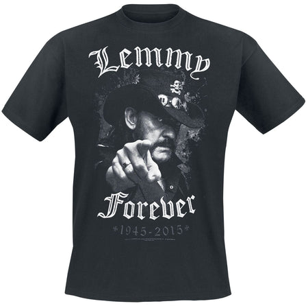 T-Shirt Manches courtes  de Motörhead - Lemmy - Forever - S à 5XL - pour Homme - noir - Motörhead