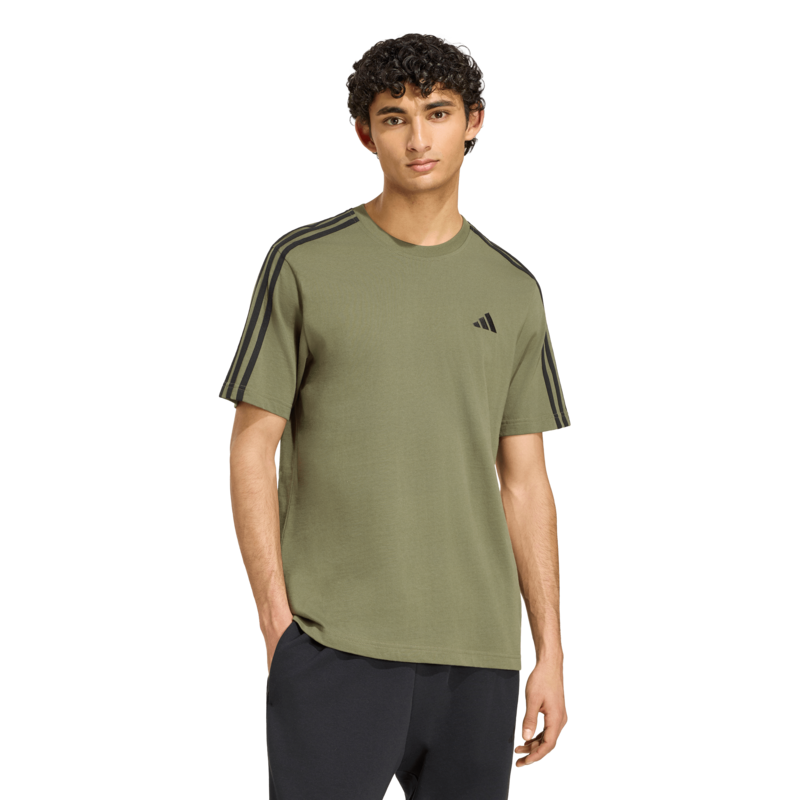 T-Shirt Manches courtes  de Adidas - KY4114 OLIFOU/BLACK - S à XXL - pour Homme - vert - Adidas - View 2