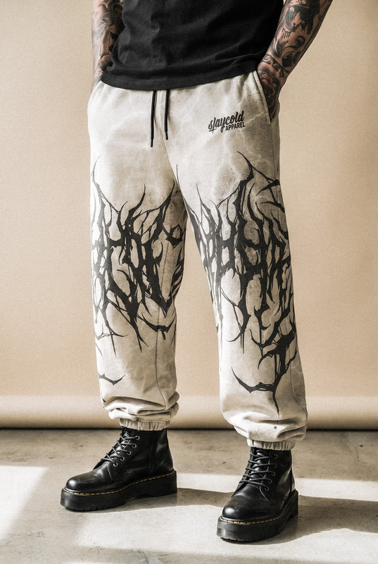 Bas de survêtement  de Stay Cold Apparel - Reign Of Blood (sand) - Sweatpants (350GSM) - S à XXL - pour Homme - beige - Stay Cold Apparel - View 2