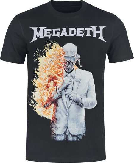 T-Shirt Manches courtes  de Megadeth - Album 17 Cover - S à 5XL - pour Homme - noir - Megadeth