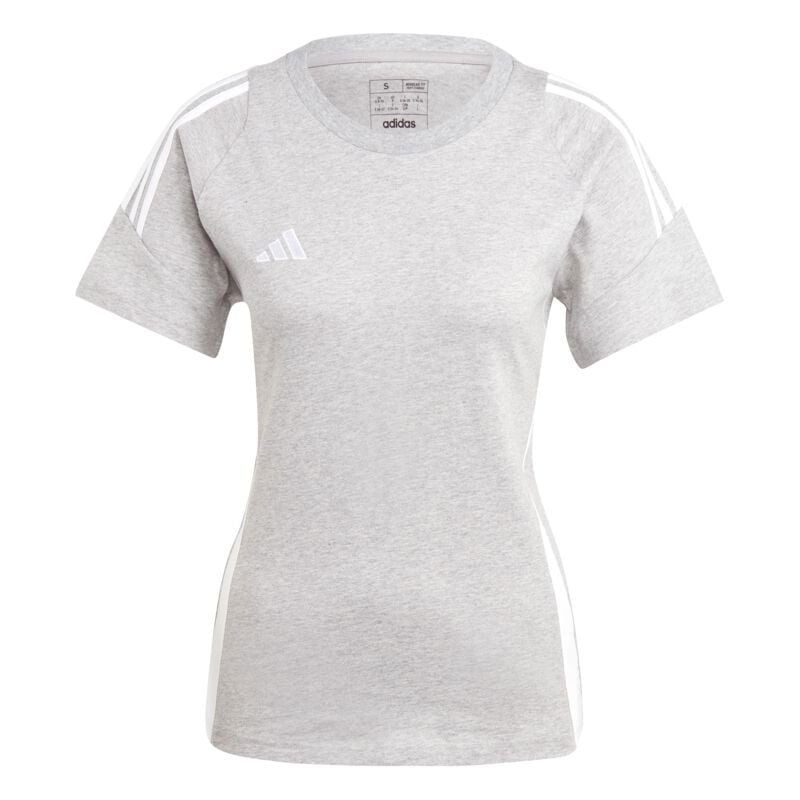 T-Shirt Oversize  de Adidas - TIRO24 SWTEEW - S à XXL - pour Femme - gris chiné - Adidas