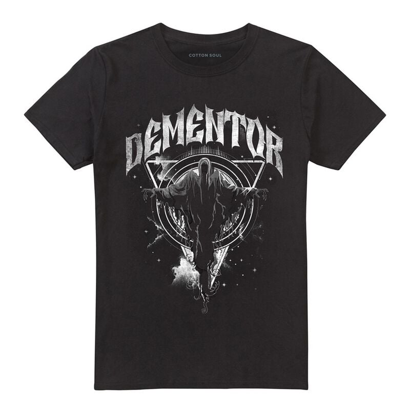 T-Shirt Manches courtes  de Harry Potter - Détraqueur - M à 5XL - pour Homme - noir - Harry Potter