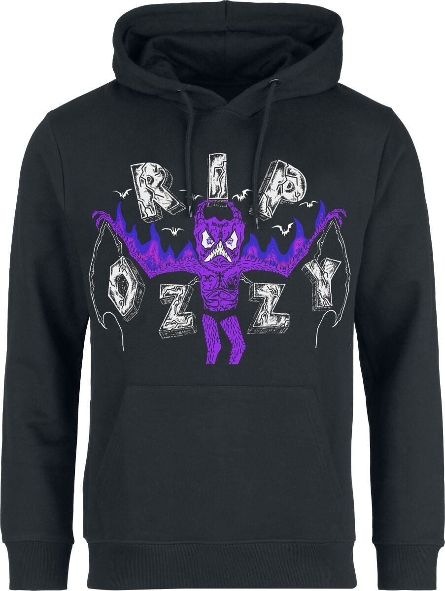 Sweat-shirt à capuche  de Ozzy Osbourne - RIP Ozzy - S à 5XL - pour Homme - noir - Ozzy Osbourne