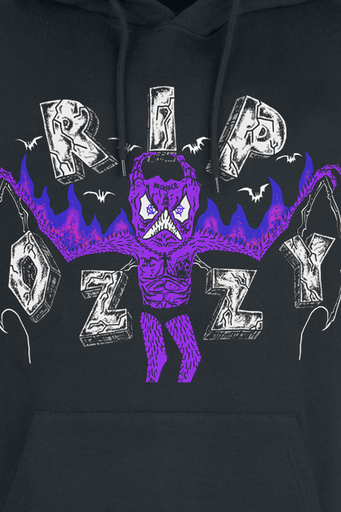Sweat-shirt à capuche  de Ozzy Osbourne - RIP Ozzy - S à 5XL - pour Homme - noir - Ozzy Osbourne - View 2