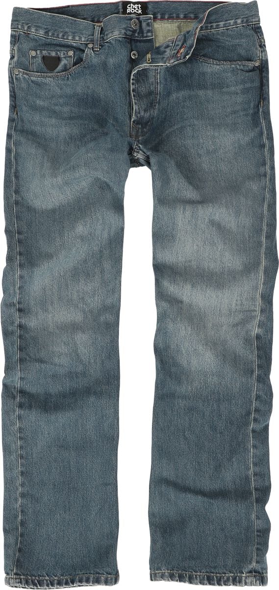 Jean Rockabilly de Chet Rock - Ringo Jeans Light Vintage - W30L32 à W38L34 - pour Homme - bleu - Chet Rock