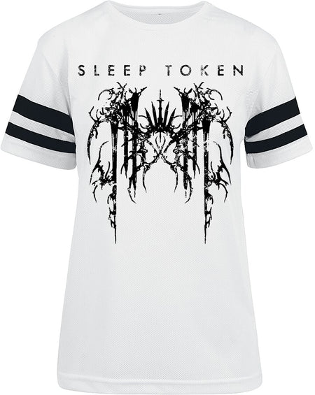 T-Shirt Manches courtes  de Sleep Token - Grunge Logo - S à L - pour Femme - blanc/noir - Sleep Token