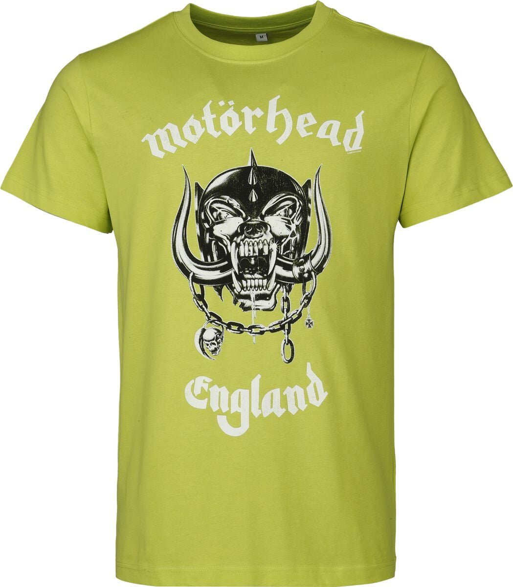 T-Shirt Manches courtes  de Motörhead - Everthing Louder - S à XXL - pour Homme - jaune fluo - Motörhead