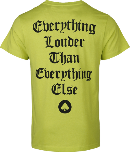 T-Shirt Manches courtes  de Motörhead - Everthing Louder - S à XXL - pour Homme - jaune fluo - Motörhead - View 2