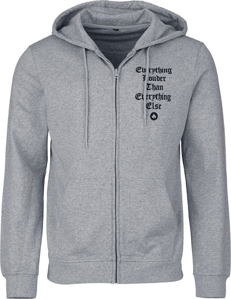 Sweat-shirt zippé à capuche  de Motörhead - Everthing Louder - S à XXL - pour Homme - gris - Motörhead