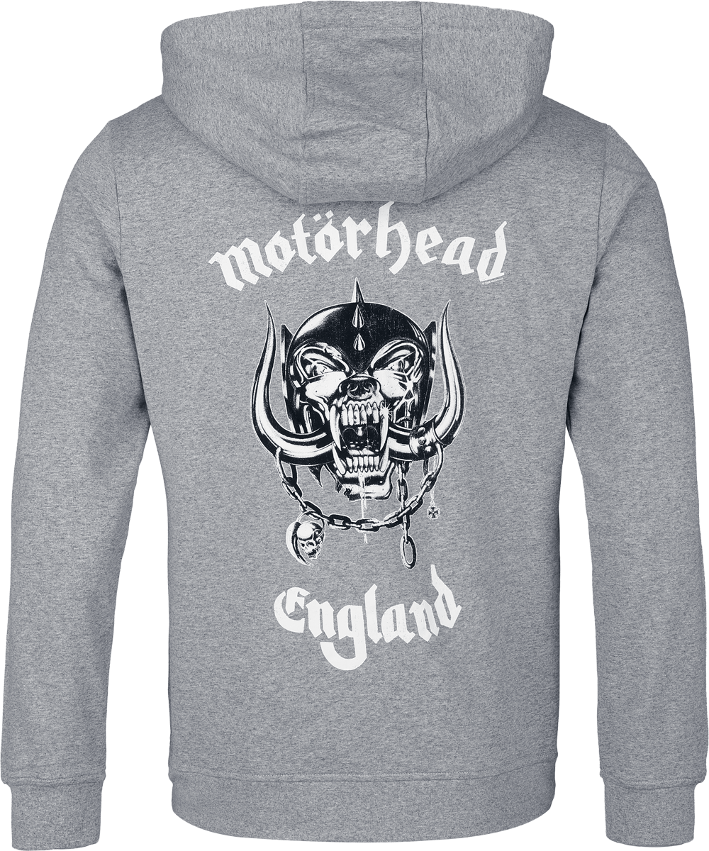 Sweat-shirt zippé à capuche  de Motörhead - Everthing Louder - S à XXL - pour Homme - gris - Motörhead - View 2