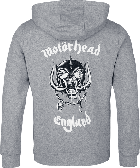 Sweat-shirt zippé à capuche  de Motörhead - Everthing Louder - S à XXL - pour Homme - gris - Motörhead - View 2