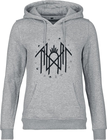 Sweat-shirt à capuche  de Sleep Token - Icons - S à XXL - pour Femme - gris - Sleep Token