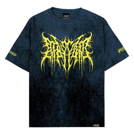 T-Shirt Manches courtes  de Stay Cold Apparel - Zombie Fox (black petrol) - Oversized T-Shirt (200GSM) - XS à 3XL - pour Homme - bleu pétrole/noir - Stay Cold Apparel