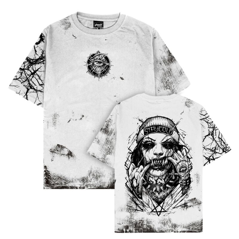 T-Shirt Manches courtes  de Stay Cold Apparel - Attitude (dirty sand) - Oversized T-Shirt (200GSM) - S à 3XL - pour Homme - sable - Stay Cold Apparel