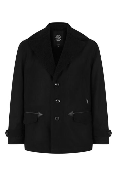 Manteaux Rockabilly de Chet Rock - Dave Coat - S à XXL - pour Homme - noir - Chet Rock