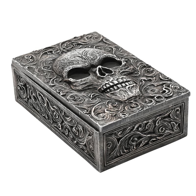 Boîte de rangement Gothic de Mystic Legends - Crâne - pour Indifférent - gris - Mystic Legends