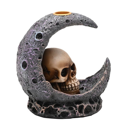 Bâtonnets d'encens Gothic de Mystic Legends - Crâne & Lune - pour Indifférent - gris - Mystic Legends