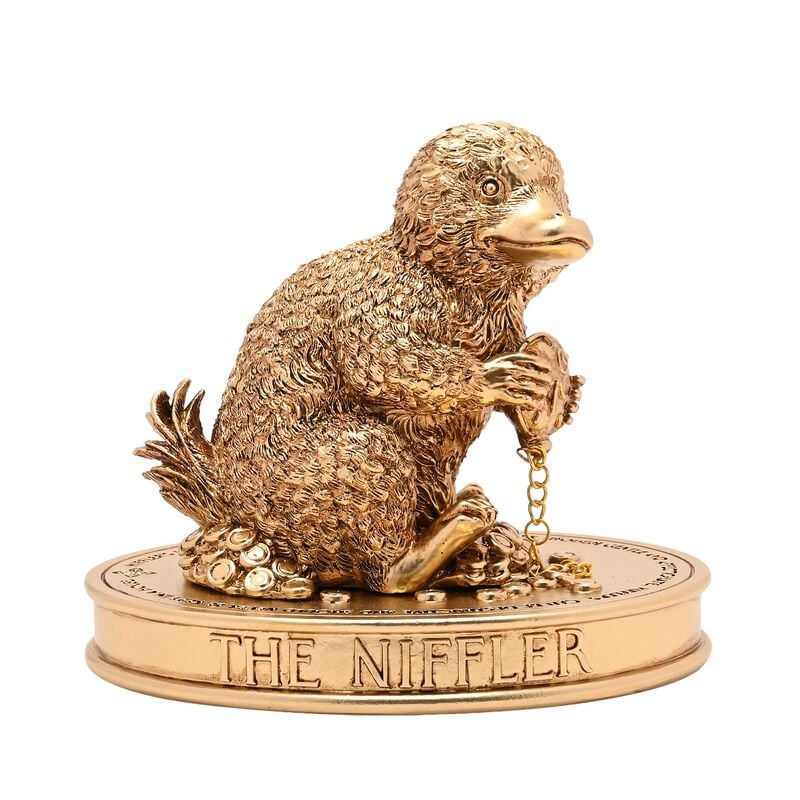 Statuette  de Harry Potter - Figurine Herbologie - Le Niffleur - pour Indifférent - couleur or - Harry Potter