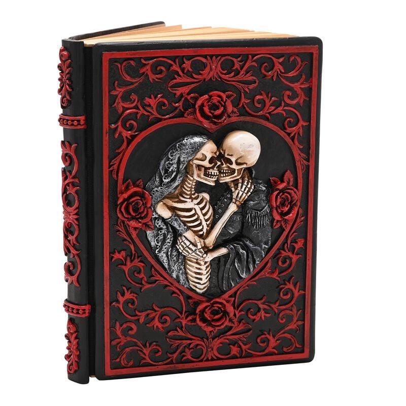 Carnet de notes Gothic de Mystic Legends - Rose Gothique & Squelette - pour Indifférent - multicolore - Mystic Legends