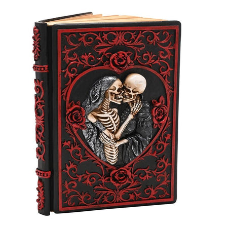 Carnet de notes Gothic de Mystic Legends - Rose Gothique & Squelette - pour Indifférent - multicolore - Mystic Legends