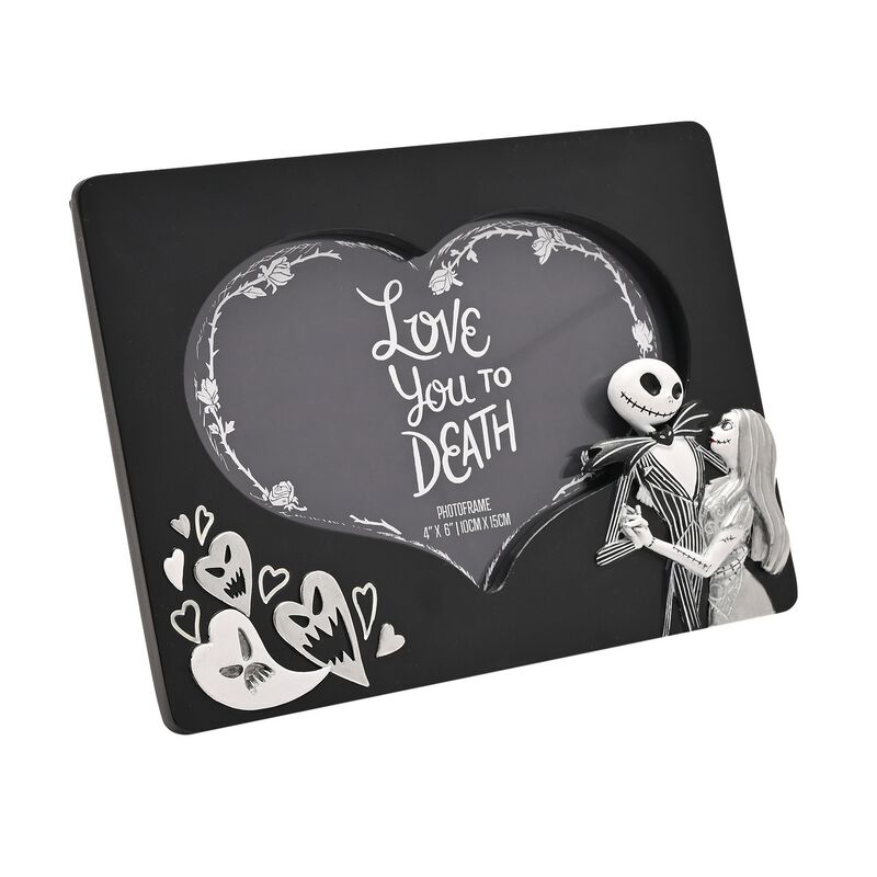 Cadre photo Disney de L'Étrange Noël De Monsieur Jack - Love You To Death - Frame - pour Indifférent - noir/blanc - L'Étrange Noël De Monsieur Jack