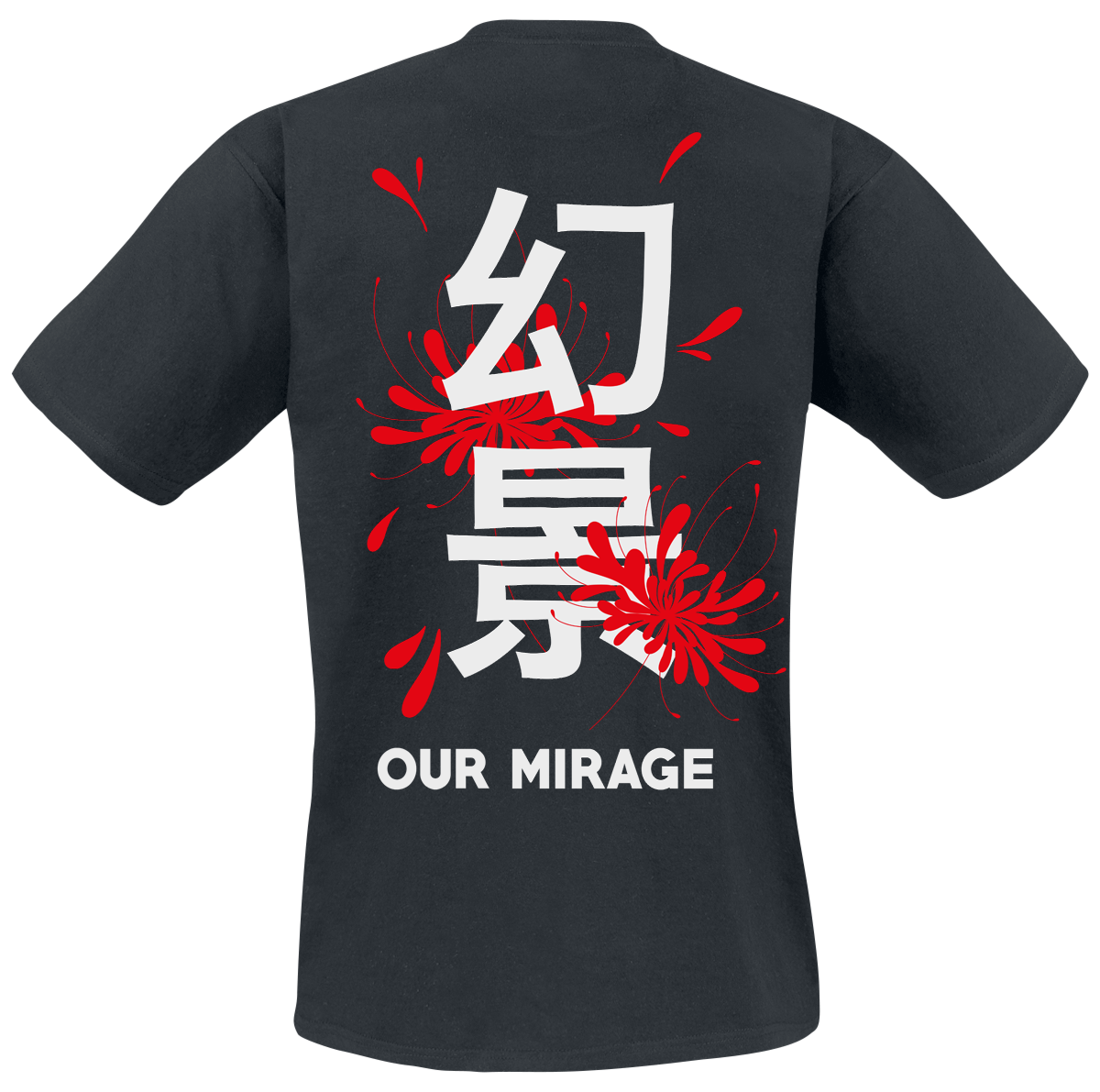 T-Shirt Manches courtes  de Our Mirage - Japanese Tag - S à XXL - pour Homme - noir - Our Mirage - View 2