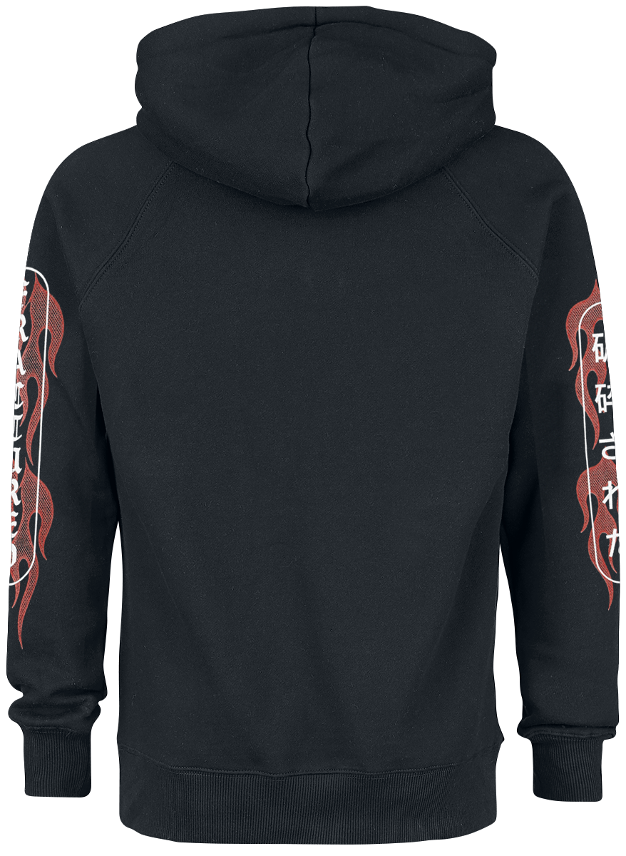 Sweat-shirt à capuche  de Our Mirage - Fractured Hood - S à XXL - pour Homme - noir - Our Mirage - View 2